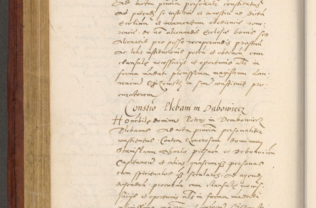Zdjęcie nr 303 dla obiektu archiwalnego: Acta actorum coram R. D. Petro de Gamratis, archiepiscopo Gnesnensi et episcopo Cracoviensi, Legato nato et Regni Poloniar primate ad a. D. 1544 et 1545 acticatorum - praesidente tunc Suae Rev. Paternitatis curiae cancellario R. D. Bertholomaeo Gantkowski, archidiacono Cracoviensi, Gnesnensi et Posnaniensi canonico.