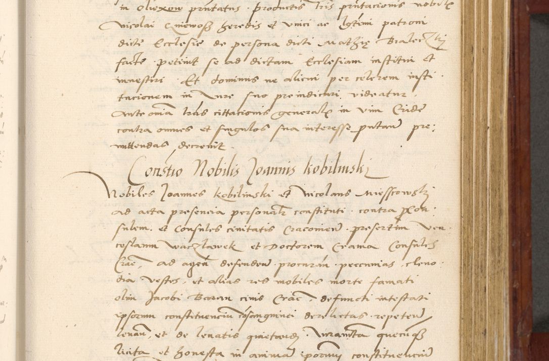 Zdjęcie nr 302 dla obiektu archiwalnego: Acta actorum coram R. D. Petro de Gamratis, archiepiscopo Gnesnensi et episcopo Cracoviensi, Legato nato et Regni Poloniar primate ad a. D. 1544 et 1545 acticatorum - praesidente tunc Suae Rev. Paternitatis curiae cancellario R. D. Bertholomaeo Gantkowski, archidiacono Cracoviensi, Gnesnensi et Posnaniensi canonico.