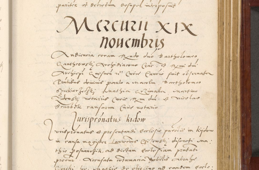 Zdjęcie nr 300 dla obiektu archiwalnego: Acta actorum coram R. D. Petro de Gamratis, archiepiscopo Gnesnensi et episcopo Cracoviensi, Legato nato et Regni Poloniar primate ad a. D. 1544 et 1545 acticatorum - praesidente tunc Suae Rev. Paternitatis curiae cancellario R. D. Bertholomaeo Gantkowski, archidiacono Cracoviensi, Gnesnensi et Posnaniensi canonico.