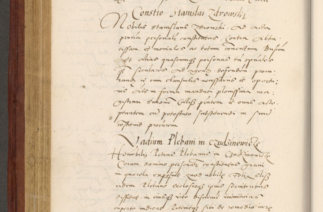 Zdjęcie nr 293 dla obiektu archiwalnego: Acta actorum coram R. D. Petro de Gamratis, archiepiscopo Gnesnensi et episcopo Cracoviensi, Legato nato et Regni Poloniar primate ad a. D. 1544 et 1545 acticatorum - praesidente tunc Suae Rev. Paternitatis curiae cancellario R. D. Bertholomaeo Gantkowski, archidiacono Cracoviensi, Gnesnensi et Posnaniensi canonico.