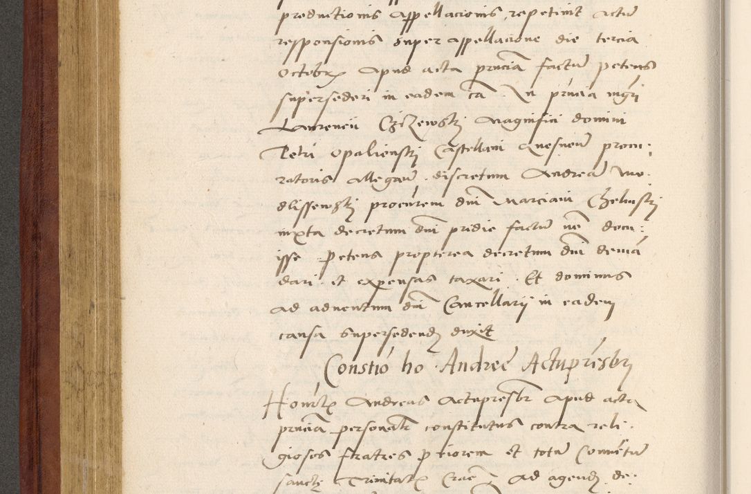 Zdjęcie nr 289 dla obiektu archiwalnego: Acta actorum coram R. D. Petro de Gamratis, archiepiscopo Gnesnensi et episcopo Cracoviensi, Legato nato et Regni Poloniar primate ad a. D. 1544 et 1545 acticatorum - praesidente tunc Suae Rev. Paternitatis curiae cancellario R. D. Bertholomaeo Gantkowski, archidiacono Cracoviensi, Gnesnensi et Posnaniensi canonico.