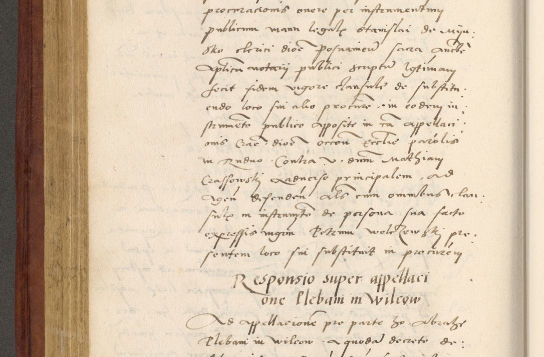 Zdjęcie nr 285 dla obiektu archiwalnego: Acta actorum coram R. D. Petro de Gamratis, archiepiscopo Gnesnensi et episcopo Cracoviensi, Legato nato et Regni Poloniar primate ad a. D. 1544 et 1545 acticatorum - praesidente tunc Suae Rev. Paternitatis curiae cancellario R. D. Bertholomaeo Gantkowski, archidiacono Cracoviensi, Gnesnensi et Posnaniensi canonico.