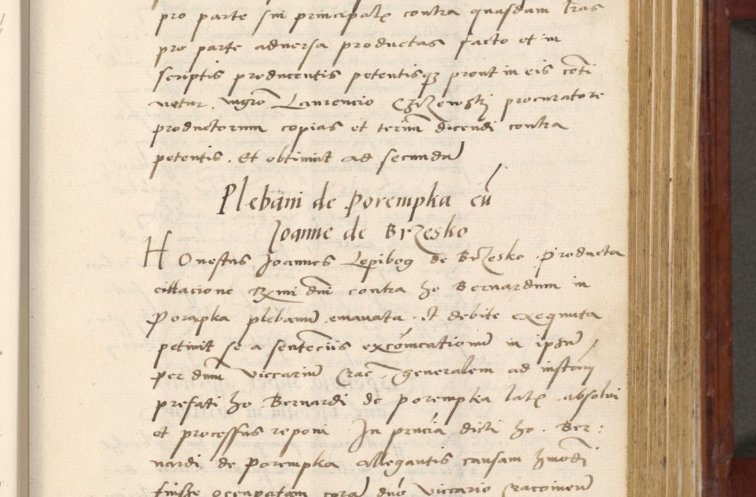 Zdjęcie nr 284 dla obiektu archiwalnego: Acta actorum coram R. D. Petro de Gamratis, archiepiscopo Gnesnensi et episcopo Cracoviensi, Legato nato et Regni Poloniar primate ad a. D. 1544 et 1545 acticatorum - praesidente tunc Suae Rev. Paternitatis curiae cancellario R. D. Bertholomaeo Gantkowski, archidiacono Cracoviensi, Gnesnensi et Posnaniensi canonico.