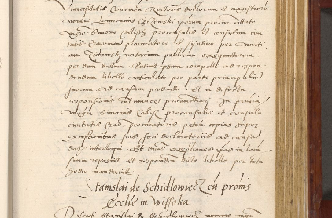 Zdjęcie nr 280 dla obiektu archiwalnego: Acta actorum coram R. D. Petro de Gamratis, archiepiscopo Gnesnensi et episcopo Cracoviensi, Legato nato et Regni Poloniar primate ad a. D. 1544 et 1545 acticatorum - praesidente tunc Suae Rev. Paternitatis curiae cancellario R. D. Bertholomaeo Gantkowski, archidiacono Cracoviensi, Gnesnensi et Posnaniensi canonico.