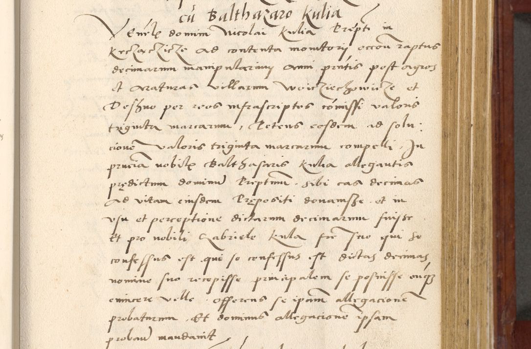 Zdjęcie nr 276 dla obiektu archiwalnego: Acta actorum coram R. D. Petro de Gamratis, archiepiscopo Gnesnensi et episcopo Cracoviensi, Legato nato et Regni Poloniar primate ad a. D. 1544 et 1545 acticatorum - praesidente tunc Suae Rev. Paternitatis curiae cancellario R. D. Bertholomaeo Gantkowski, archidiacono Cracoviensi, Gnesnensi et Posnaniensi canonico.