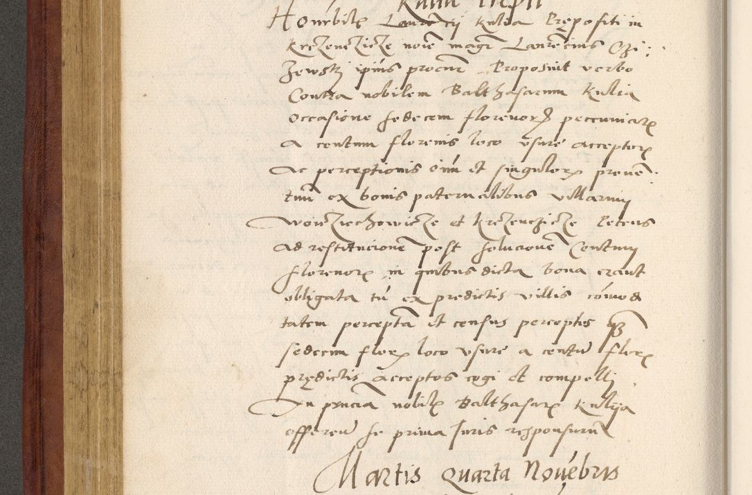 Zdjęcie nr 277 dla obiektu archiwalnego: Acta actorum coram R. D. Petro de Gamratis, archiepiscopo Gnesnensi et episcopo Cracoviensi, Legato nato et Regni Poloniar primate ad a. D. 1544 et 1545 acticatorum - praesidente tunc Suae Rev. Paternitatis curiae cancellario R. D. Bertholomaeo Gantkowski, archidiacono Cracoviensi, Gnesnensi et Posnaniensi canonico.