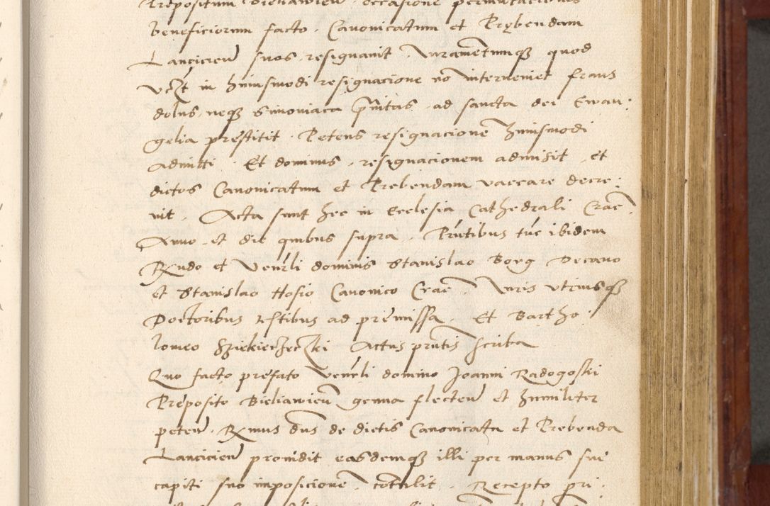 Zdjęcie nr 268 dla obiektu archiwalnego: Acta actorum coram R. D. Petro de Gamratis, archiepiscopo Gnesnensi et episcopo Cracoviensi, Legato nato et Regni Poloniar primate ad a. D. 1544 et 1545 acticatorum - praesidente tunc Suae Rev. Paternitatis curiae cancellario R. D. Bertholomaeo Gantkowski, archidiacono Cracoviensi, Gnesnensi et Posnaniensi canonico.
