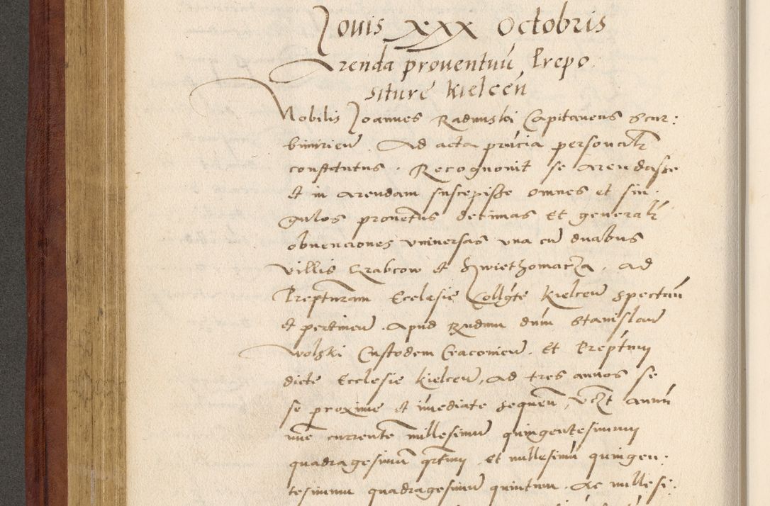 Zdjęcie nr 269 dla obiektu archiwalnego: Acta actorum coram R. D. Petro de Gamratis, archiepiscopo Gnesnensi et episcopo Cracoviensi, Legato nato et Regni Poloniar primate ad a. D. 1544 et 1545 acticatorum - praesidente tunc Suae Rev. Paternitatis curiae cancellario R. D. Bertholomaeo Gantkowski, archidiacono Cracoviensi, Gnesnensi et Posnaniensi canonico.