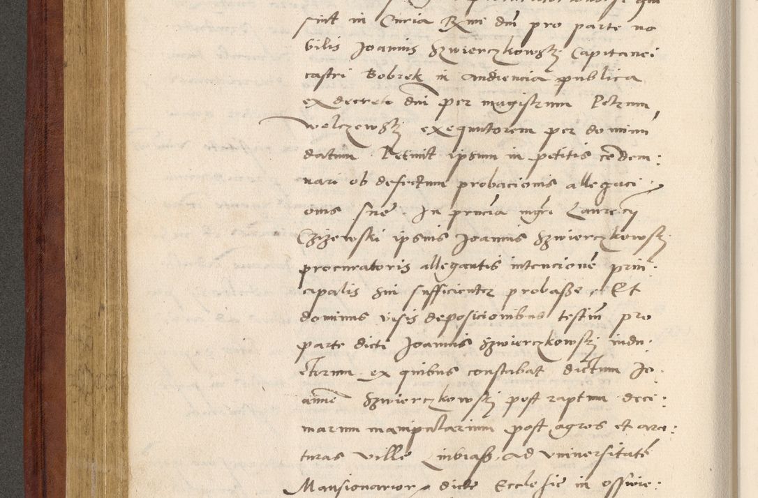 Zdjęcie nr 263 dla obiektu archiwalnego: Acta actorum coram R. D. Petro de Gamratis, archiepiscopo Gnesnensi et episcopo Cracoviensi, Legato nato et Regni Poloniar primate ad a. D. 1544 et 1545 acticatorum - praesidente tunc Suae Rev. Paternitatis curiae cancellario R. D. Bertholomaeo Gantkowski, archidiacono Cracoviensi, Gnesnensi et Posnaniensi canonico.