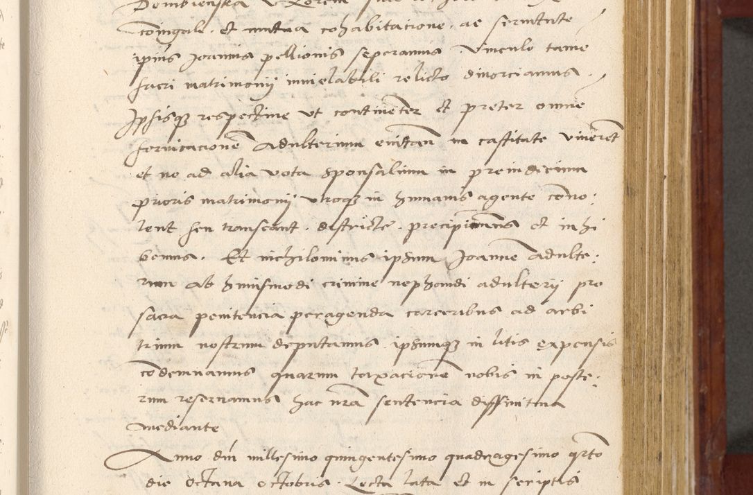 Zdjęcie nr 262 dla obiektu archiwalnego: Acta actorum coram R. D. Petro de Gamratis, archiepiscopo Gnesnensi et episcopo Cracoviensi, Legato nato et Regni Poloniar primate ad a. D. 1544 et 1545 acticatorum - praesidente tunc Suae Rev. Paternitatis curiae cancellario R. D. Bertholomaeo Gantkowski, archidiacono Cracoviensi, Gnesnensi et Posnaniensi canonico.
