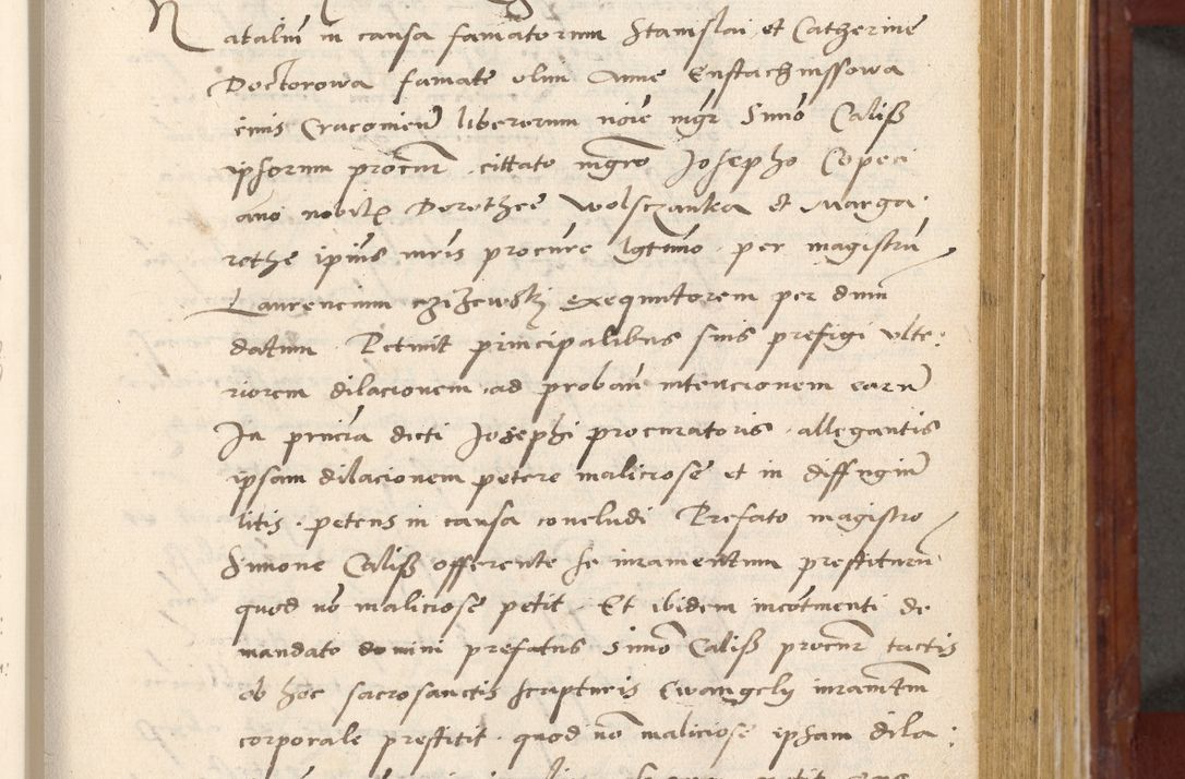 Zdjęcie nr 264 dla obiektu archiwalnego: Acta actorum coram R. D. Petro de Gamratis, archiepiscopo Gnesnensi et episcopo Cracoviensi, Legato nato et Regni Poloniar primate ad a. D. 1544 et 1545 acticatorum - praesidente tunc Suae Rev. Paternitatis curiae cancellario R. D. Bertholomaeo Gantkowski, archidiacono Cracoviensi, Gnesnensi et Posnaniensi canonico.
