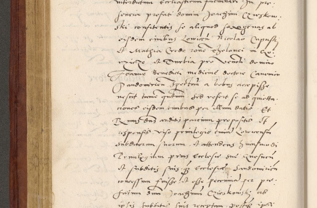 Zdjęcie nr 249 dla obiektu archiwalnego: Acta actorum coram R. D. Petro de Gamratis, archiepiscopo Gnesnensi et episcopo Cracoviensi, Legato nato et Regni Poloniar primate ad a. D. 1544 et 1545 acticatorum - praesidente tunc Suae Rev. Paternitatis curiae cancellario R. D. Bertholomaeo Gantkowski, archidiacono Cracoviensi, Gnesnensi et Posnaniensi canonico.