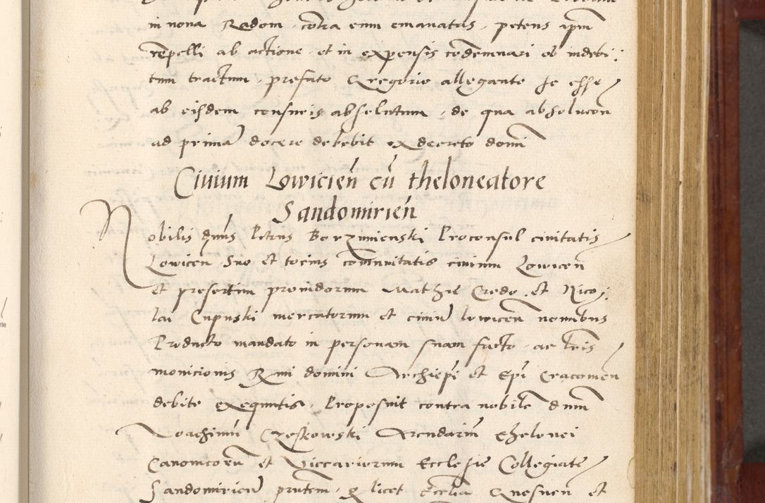 Zdjęcie nr 248 dla obiektu archiwalnego: Acta actorum coram R. D. Petro de Gamratis, archiepiscopo Gnesnensi et episcopo Cracoviensi, Legato nato et Regni Poloniar primate ad a. D. 1544 et 1545 acticatorum - praesidente tunc Suae Rev. Paternitatis curiae cancellario R. D. Bertholomaeo Gantkowski, archidiacono Cracoviensi, Gnesnensi et Posnaniensi canonico.