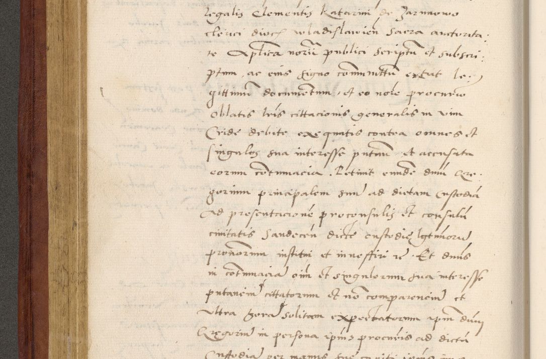 Zdjęcie nr 243 dla obiektu archiwalnego: Acta actorum coram R. D. Petro de Gamratis, archiepiscopo Gnesnensi et episcopo Cracoviensi, Legato nato et Regni Poloniar primate ad a. D. 1544 et 1545 acticatorum - praesidente tunc Suae Rev. Paternitatis curiae cancellario R. D. Bertholomaeo Gantkowski, archidiacono Cracoviensi, Gnesnensi et Posnaniensi canonico.
