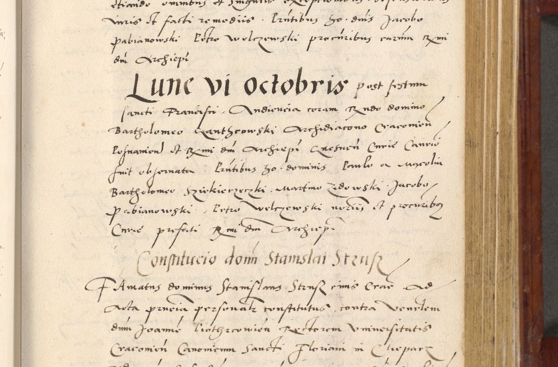 Zdjęcie nr 242 dla obiektu archiwalnego: Acta actorum coram R. D. Petro de Gamratis, archiepiscopo Gnesnensi et episcopo Cracoviensi, Legato nato et Regni Poloniar primate ad a. D. 1544 et 1545 acticatorum - praesidente tunc Suae Rev. Paternitatis curiae cancellario R. D. Bertholomaeo Gantkowski, archidiacono Cracoviensi, Gnesnensi et Posnaniensi canonico.