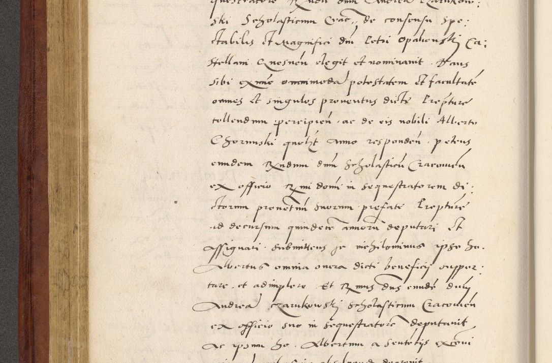 Zdjęcie nr 241 dla obiektu archiwalnego: Acta actorum coram R. D. Petro de Gamratis, archiepiscopo Gnesnensi et episcopo Cracoviensi, Legato nato et Regni Poloniar primate ad a. D. 1544 et 1545 acticatorum - praesidente tunc Suae Rev. Paternitatis curiae cancellario R. D. Bertholomaeo Gantkowski, archidiacono Cracoviensi, Gnesnensi et Posnaniensi canonico.