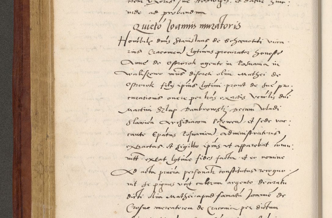Zdjęcie nr 231 dla obiektu archiwalnego: Acta actorum coram R. D. Petro de Gamratis, archiepiscopo Gnesnensi et episcopo Cracoviensi, Legato nato et Regni Poloniar primate ad a. D. 1544 et 1545 acticatorum - praesidente tunc Suae Rev. Paternitatis curiae cancellario R. D. Bertholomaeo Gantkowski, archidiacono Cracoviensi, Gnesnensi et Posnaniensi canonico.