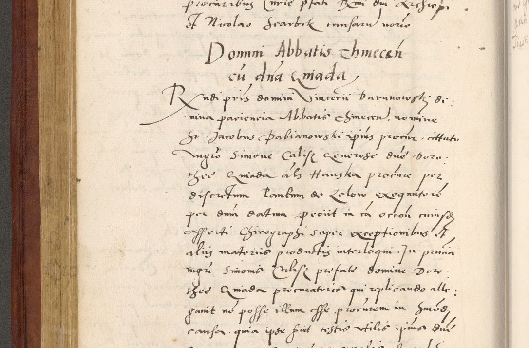 Zdjęcie nr 229 dla obiektu archiwalnego: Acta actorum coram R. D. Petro de Gamratis, archiepiscopo Gnesnensi et episcopo Cracoviensi, Legato nato et Regni Poloniar primate ad a. D. 1544 et 1545 acticatorum - praesidente tunc Suae Rev. Paternitatis curiae cancellario R. D. Bertholomaeo Gantkowski, archidiacono Cracoviensi, Gnesnensi et Posnaniensi canonico.
