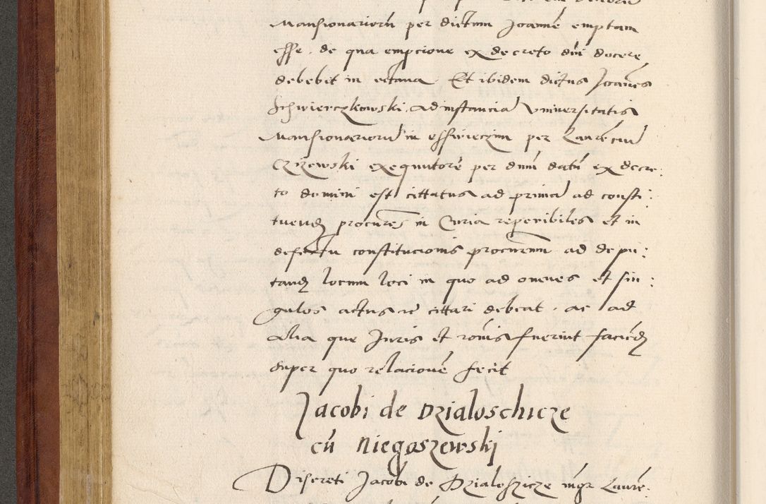 Zdjęcie nr 225 dla obiektu archiwalnego: Acta actorum coram R. D. Petro de Gamratis, archiepiscopo Gnesnensi et episcopo Cracoviensi, Legato nato et Regni Poloniar primate ad a. D. 1544 et 1545 acticatorum - praesidente tunc Suae Rev. Paternitatis curiae cancellario R. D. Bertholomaeo Gantkowski, archidiacono Cracoviensi, Gnesnensi et Posnaniensi canonico.