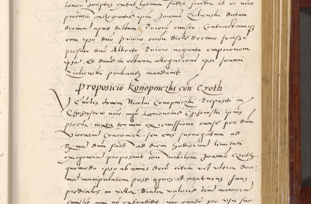 Zdjęcie nr 220 dla obiektu archiwalnego: Acta actorum coram R. D. Petro de Gamratis, archiepiscopo Gnesnensi et episcopo Cracoviensi, Legato nato et Regni Poloniar primate ad a. D. 1544 et 1545 acticatorum - praesidente tunc Suae Rev. Paternitatis curiae cancellario R. D. Bertholomaeo Gantkowski, archidiacono Cracoviensi, Gnesnensi et Posnaniensi canonico.