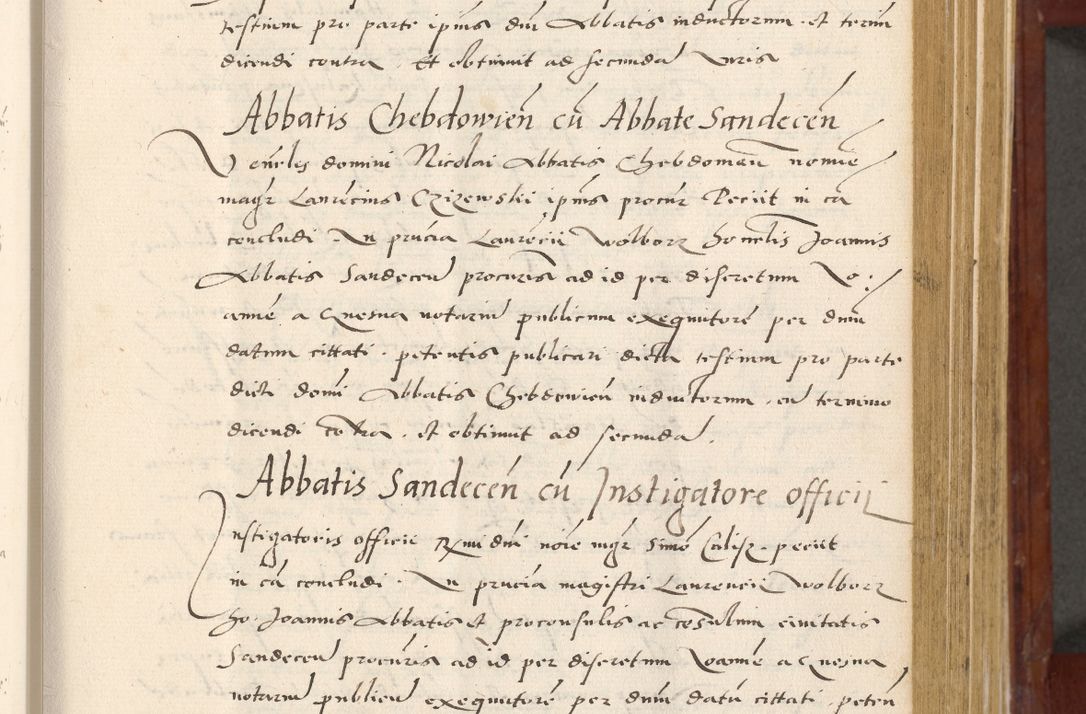 Zdjęcie nr 218 dla obiektu archiwalnego: Acta actorum coram R. D. Petro de Gamratis, archiepiscopo Gnesnensi et episcopo Cracoviensi, Legato nato et Regni Poloniar primate ad a. D. 1544 et 1545 acticatorum - praesidente tunc Suae Rev. Paternitatis curiae cancellario R. D. Bertholomaeo Gantkowski, archidiacono Cracoviensi, Gnesnensi et Posnaniensi canonico.
