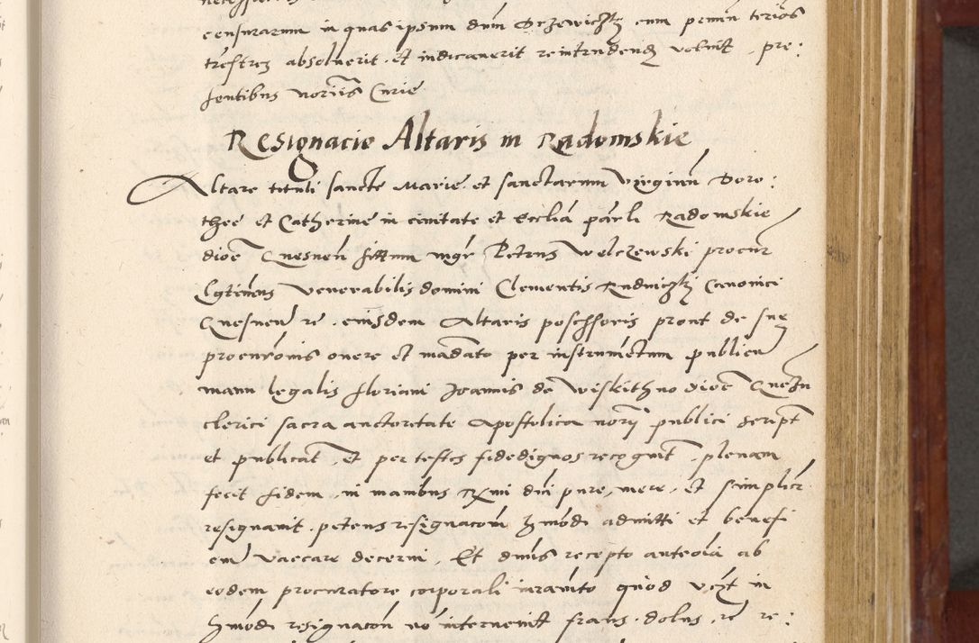 Zdjęcie nr 208 dla obiektu archiwalnego: Acta actorum coram R. D. Petro de Gamratis, archiepiscopo Gnesnensi et episcopo Cracoviensi, Legato nato et Regni Poloniar primate ad a. D. 1544 et 1545 acticatorum - praesidente tunc Suae Rev. Paternitatis curiae cancellario R. D. Bertholomaeo Gantkowski, archidiacono Cracoviensi, Gnesnensi et Posnaniensi canonico.