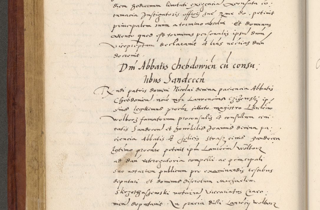 Zdjęcie nr 207 dla obiektu archiwalnego: Acta actorum coram R. D. Petro de Gamratis, archiepiscopo Gnesnensi et episcopo Cracoviensi, Legato nato et Regni Poloniar primate ad a. D. 1544 et 1545 acticatorum - praesidente tunc Suae Rev. Paternitatis curiae cancellario R. D. Bertholomaeo Gantkowski, archidiacono Cracoviensi, Gnesnensi et Posnaniensi canonico.