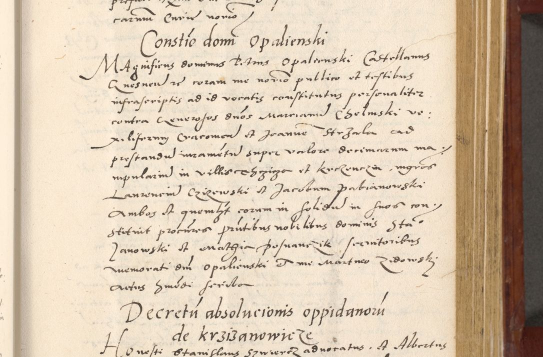Zdjęcie nr 210 dla obiektu archiwalnego: Acta actorum coram R. D. Petro de Gamratis, archiepiscopo Gnesnensi et episcopo Cracoviensi, Legato nato et Regni Poloniar primate ad a. D. 1544 et 1545 acticatorum - praesidente tunc Suae Rev. Paternitatis curiae cancellario R. D. Bertholomaeo Gantkowski, archidiacono Cracoviensi, Gnesnensi et Posnaniensi canonico.