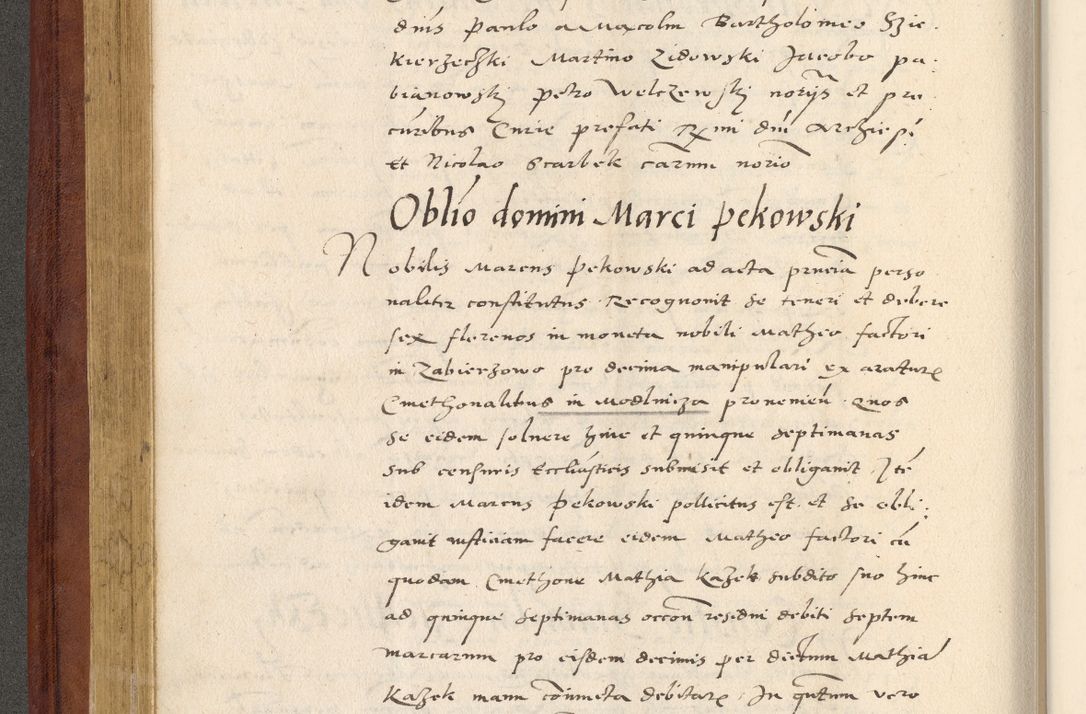 Zdjęcie nr 205 dla obiektu archiwalnego: Acta actorum coram R. D. Petro de Gamratis, archiepiscopo Gnesnensi et episcopo Cracoviensi, Legato nato et Regni Poloniar primate ad a. D. 1544 et 1545 acticatorum - praesidente tunc Suae Rev. Paternitatis curiae cancellario R. D. Bertholomaeo Gantkowski, archidiacono Cracoviensi, Gnesnensi et Posnaniensi canonico.