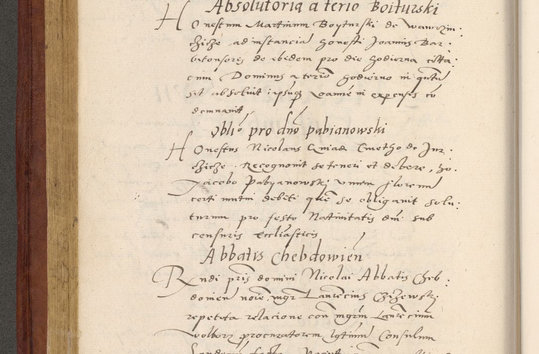 Zdjęcie nr 199 dla obiektu archiwalnego: Acta actorum coram R. D. Petro de Gamratis, archiepiscopo Gnesnensi et episcopo Cracoviensi, Legato nato et Regni Poloniar primate ad a. D. 1544 et 1545 acticatorum - praesidente tunc Suae Rev. Paternitatis curiae cancellario R. D. Bertholomaeo Gantkowski, archidiacono Cracoviensi, Gnesnensi et Posnaniensi canonico.