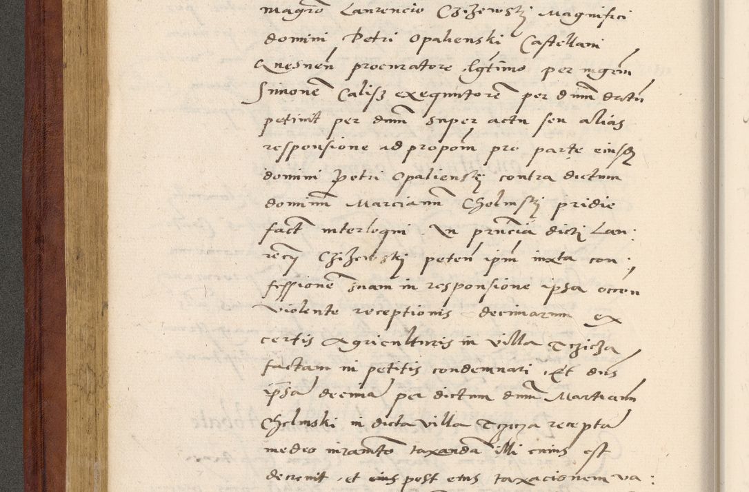 Zdjęcie nr 195 dla obiektu archiwalnego: Acta actorum coram R. D. Petro de Gamratis, archiepiscopo Gnesnensi et episcopo Cracoviensi, Legato nato et Regni Poloniar primate ad a. D. 1544 et 1545 acticatorum - praesidente tunc Suae Rev. Paternitatis curiae cancellario R. D. Bertholomaeo Gantkowski, archidiacono Cracoviensi, Gnesnensi et Posnaniensi canonico.