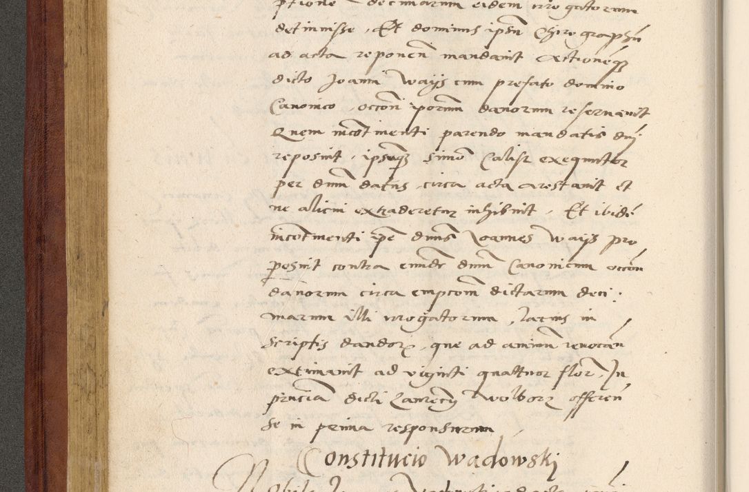 Zdjęcie nr 191 dla obiektu archiwalnego: Acta actorum coram R. D. Petro de Gamratis, archiepiscopo Gnesnensi et episcopo Cracoviensi, Legato nato et Regni Poloniar primate ad a. D. 1544 et 1545 acticatorum - praesidente tunc Suae Rev. Paternitatis curiae cancellario R. D. Bertholomaeo Gantkowski, archidiacono Cracoviensi, Gnesnensi et Posnaniensi canonico.