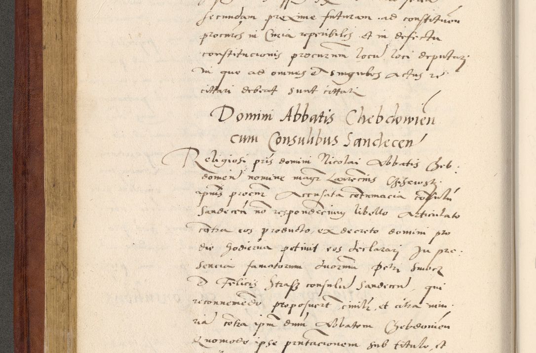 Zdjęcie nr 185 dla obiektu archiwalnego: Acta actorum coram R. D. Petro de Gamratis, archiepiscopo Gnesnensi et episcopo Cracoviensi, Legato nato et Regni Poloniar primate ad a. D. 1544 et 1545 acticatorum - praesidente tunc Suae Rev. Paternitatis curiae cancellario R. D. Bertholomaeo Gantkowski, archidiacono Cracoviensi, Gnesnensi et Posnaniensi canonico.