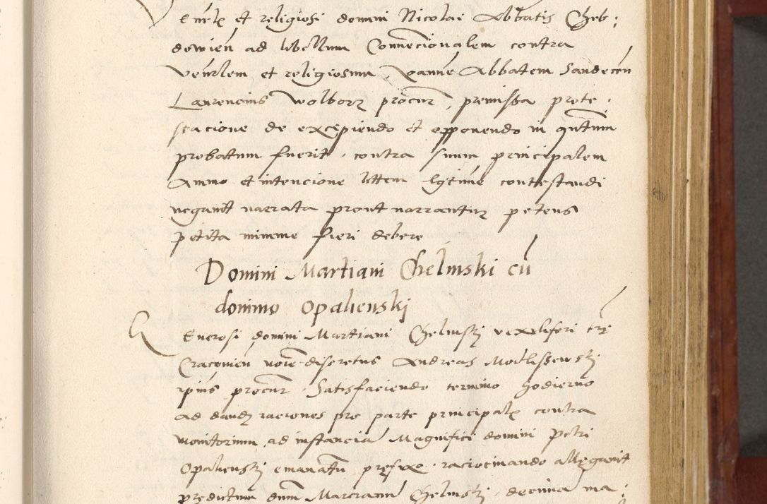 Zdjęcie nr 182 dla obiektu archiwalnego: Acta actorum coram R. D. Petro de Gamratis, archiepiscopo Gnesnensi et episcopo Cracoviensi, Legato nato et Regni Poloniar primate ad a. D. 1544 et 1545 acticatorum - praesidente tunc Suae Rev. Paternitatis curiae cancellario R. D. Bertholomaeo Gantkowski, archidiacono Cracoviensi, Gnesnensi et Posnaniensi canonico.