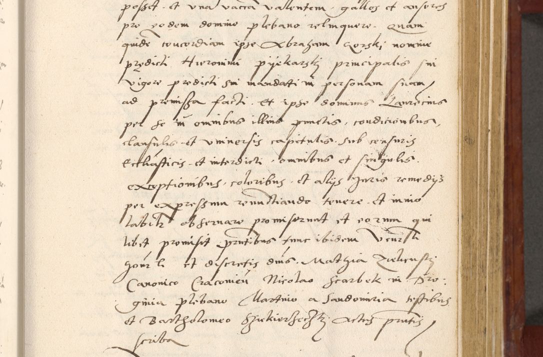 Zdjęcie nr 180 dla obiektu archiwalnego: Acta actorum coram R. D. Petro de Gamratis, archiepiscopo Gnesnensi et episcopo Cracoviensi, Legato nato et Regni Poloniar primate ad a. D. 1544 et 1545 acticatorum - praesidente tunc Suae Rev. Paternitatis curiae cancellario R. D. Bertholomaeo Gantkowski, archidiacono Cracoviensi, Gnesnensi et Posnaniensi canonico.