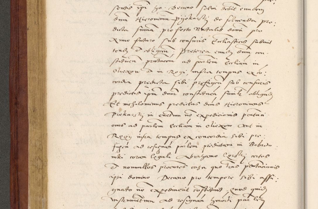 Zdjęcie nr 163 dla obiektu archiwalnego: Acta actorum coram R. D. Petro de Gamratis, archiepiscopo Gnesnensi et episcopo Cracoviensi, Legato nato et Regni Poloniar primate ad a. D. 1544 et 1545 acticatorum - praesidente tunc Suae Rev. Paternitatis curiae cancellario R. D. Bertholomaeo Gantkowski, archidiacono Cracoviensi, Gnesnensi et Posnaniensi canonico.