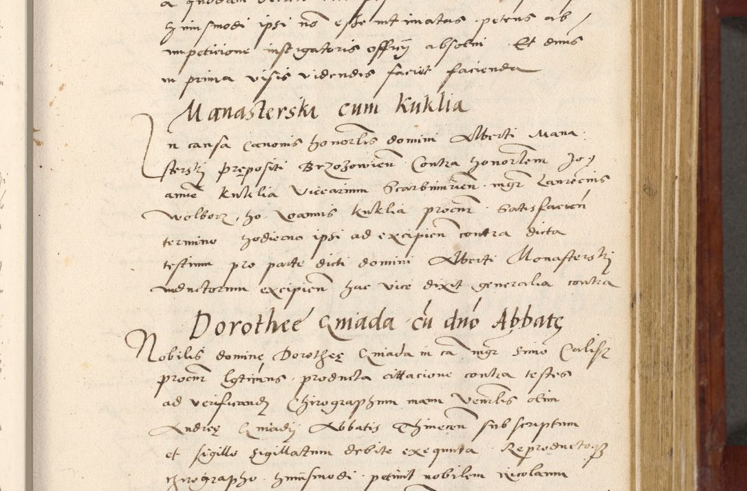 Zdjęcie nr 162 dla obiektu archiwalnego: Acta actorum coram R. D. Petro de Gamratis, archiepiscopo Gnesnensi et episcopo Cracoviensi, Legato nato et Regni Poloniar primate ad a. D. 1544 et 1545 acticatorum - praesidente tunc Suae Rev. Paternitatis curiae cancellario R. D. Bertholomaeo Gantkowski, archidiacono Cracoviensi, Gnesnensi et Posnaniensi canonico.