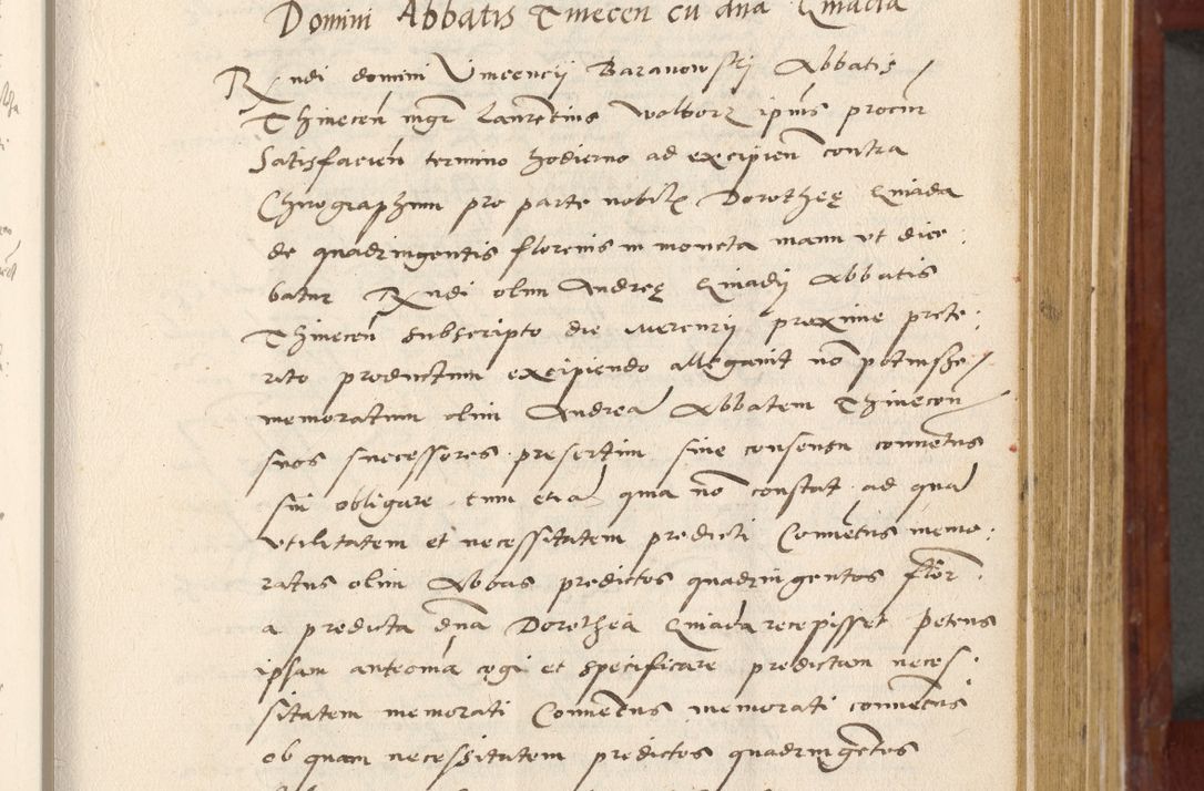 Zdjęcie nr 160 dla obiektu archiwalnego: Acta actorum coram R. D. Petro de Gamratis, archiepiscopo Gnesnensi et episcopo Cracoviensi, Legato nato et Regni Poloniar primate ad a. D. 1544 et 1545 acticatorum - praesidente tunc Suae Rev. Paternitatis curiae cancellario R. D. Bertholomaeo Gantkowski, archidiacono Cracoviensi, Gnesnensi et Posnaniensi canonico.