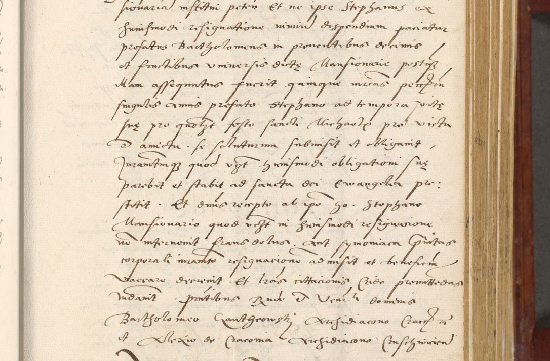 Zdjęcie nr 158 dla obiektu archiwalnego: Acta actorum coram R. D. Petro de Gamratis, archiepiscopo Gnesnensi et episcopo Cracoviensi, Legato nato et Regni Poloniar primate ad a. D. 1544 et 1545 acticatorum - praesidente tunc Suae Rev. Paternitatis curiae cancellario R. D. Bertholomaeo Gantkowski, archidiacono Cracoviensi, Gnesnensi et Posnaniensi canonico.