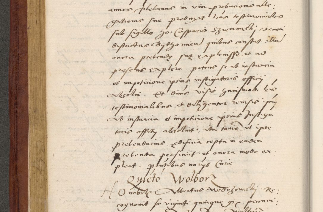 Zdjęcie nr 147 dla obiektu archiwalnego: Acta actorum coram R. D. Petro de Gamratis, archiepiscopo Gnesnensi et episcopo Cracoviensi, Legato nato et Regni Poloniar primate ad a. D. 1544 et 1545 acticatorum - praesidente tunc Suae Rev. Paternitatis curiae cancellario R. D. Bertholomaeo Gantkowski, archidiacono Cracoviensi, Gnesnensi et Posnaniensi canonico.