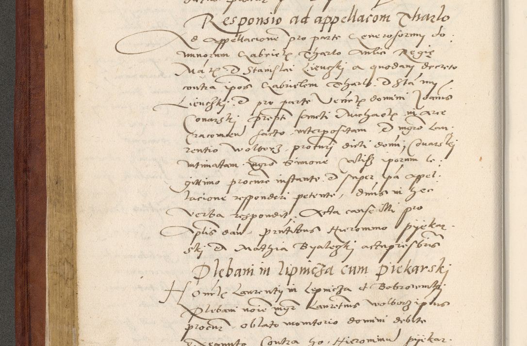 Zdjęcie nr 143 dla obiektu archiwalnego: Acta actorum coram R. D. Petro de Gamratis, archiepiscopo Gnesnensi et episcopo Cracoviensi, Legato nato et Regni Poloniar primate ad a. D. 1544 et 1545 acticatorum - praesidente tunc Suae Rev. Paternitatis curiae cancellario R. D. Bertholomaeo Gantkowski, archidiacono Cracoviensi, Gnesnensi et Posnaniensi canonico.