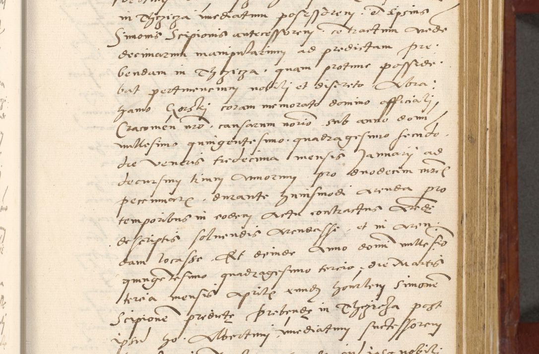 Zdjęcie nr 140 dla obiektu archiwalnego: Acta actorum coram R. D. Petro de Gamratis, archiepiscopo Gnesnensi et episcopo Cracoviensi, Legato nato et Regni Poloniar primate ad a. D. 1544 et 1545 acticatorum - praesidente tunc Suae Rev. Paternitatis curiae cancellario R. D. Bertholomaeo Gantkowski, archidiacono Cracoviensi, Gnesnensi et Posnaniensi canonico.