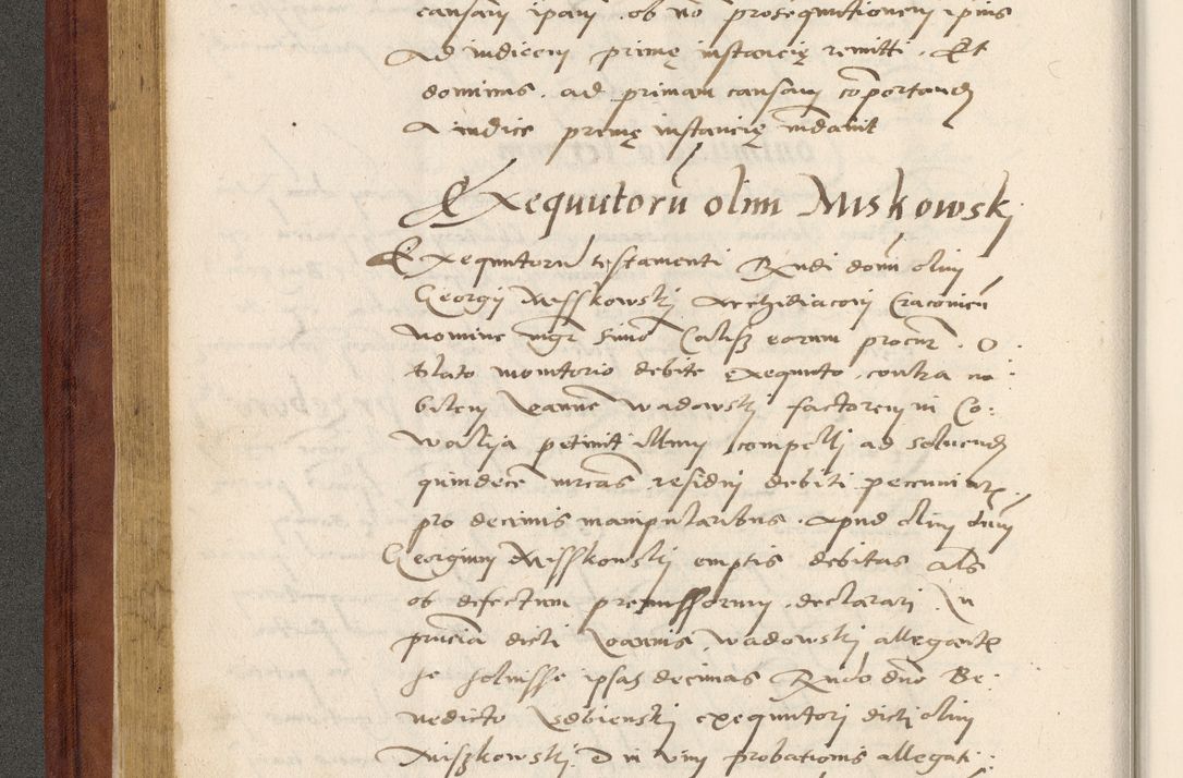 Zdjęcie nr 125 dla obiektu archiwalnego: Acta actorum coram R. D. Petro de Gamratis, archiepiscopo Gnesnensi et episcopo Cracoviensi, Legato nato et Regni Poloniar primate ad a. D. 1544 et 1545 acticatorum - praesidente tunc Suae Rev. Paternitatis curiae cancellario R. D. Bertholomaeo Gantkowski, archidiacono Cracoviensi, Gnesnensi et Posnaniensi canonico.