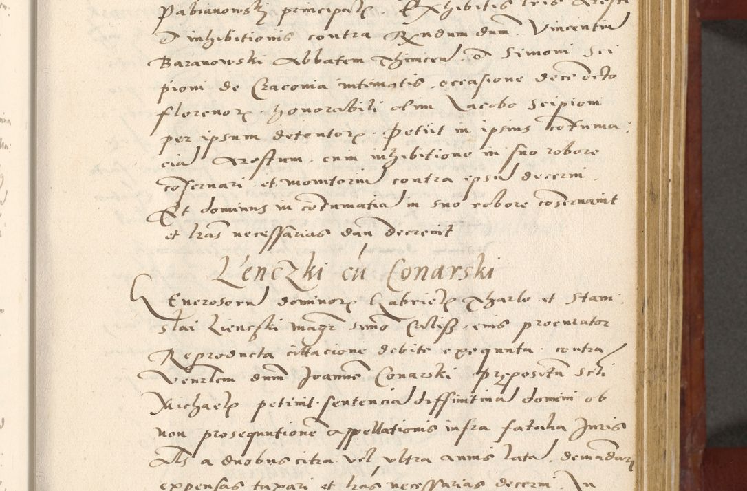 Zdjęcie nr 112 dla obiektu archiwalnego: Acta actorum coram R. D. Petro de Gamratis, archiepiscopo Gnesnensi et episcopo Cracoviensi, Legato nato et Regni Poloniar primate ad a. D. 1544 et 1545 acticatorum - praesidente tunc Suae Rev. Paternitatis curiae cancellario R. D. Bertholomaeo Gantkowski, archidiacono Cracoviensi, Gnesnensi et Posnaniensi canonico.