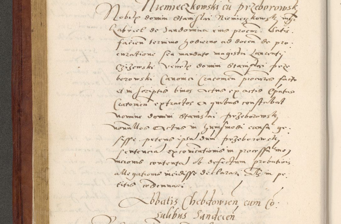 Zdjęcie nr 113 dla obiektu archiwalnego: Acta actorum coram R. D. Petro de Gamratis, archiepiscopo Gnesnensi et episcopo Cracoviensi, Legato nato et Regni Poloniar primate ad a. D. 1544 et 1545 acticatorum - praesidente tunc Suae Rev. Paternitatis curiae cancellario R. D. Bertholomaeo Gantkowski, archidiacono Cracoviensi, Gnesnensi et Posnaniensi canonico.