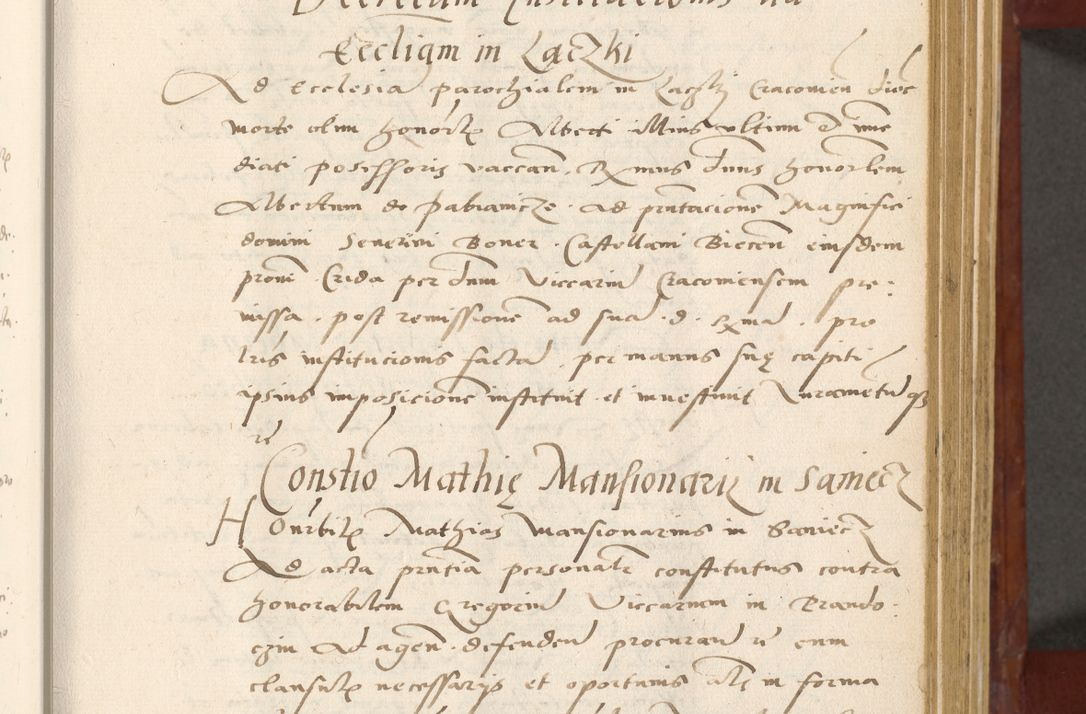 Zdjęcie nr 108 dla obiektu archiwalnego: Acta actorum coram R. D. Petro de Gamratis, archiepiscopo Gnesnensi et episcopo Cracoviensi, Legato nato et Regni Poloniar primate ad a. D. 1544 et 1545 acticatorum - praesidente tunc Suae Rev. Paternitatis curiae cancellario R. D. Bertholomaeo Gantkowski, archidiacono Cracoviensi, Gnesnensi et Posnaniensi canonico.