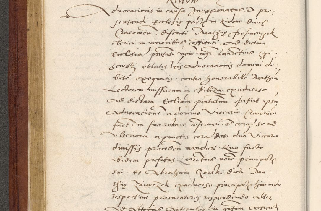 Zdjęcie nr 105 dla obiektu archiwalnego: Acta actorum coram R. D. Petro de Gamratis, archiepiscopo Gnesnensi et episcopo Cracoviensi, Legato nato et Regni Poloniar primate ad a. D. 1544 et 1545 acticatorum - praesidente tunc Suae Rev. Paternitatis curiae cancellario R. D. Bertholomaeo Gantkowski, archidiacono Cracoviensi, Gnesnensi et Posnaniensi canonico.