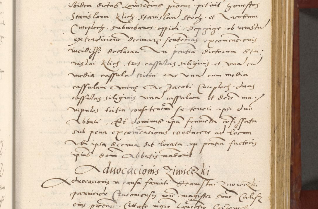 Zdjęcie nr 104 dla obiektu archiwalnego: Acta actorum coram R. D. Petro de Gamratis, archiepiscopo Gnesnensi et episcopo Cracoviensi, Legato nato et Regni Poloniar primate ad a. D. 1544 et 1545 acticatorum - praesidente tunc Suae Rev. Paternitatis curiae cancellario R. D. Bertholomaeo Gantkowski, archidiacono Cracoviensi, Gnesnensi et Posnaniensi canonico.