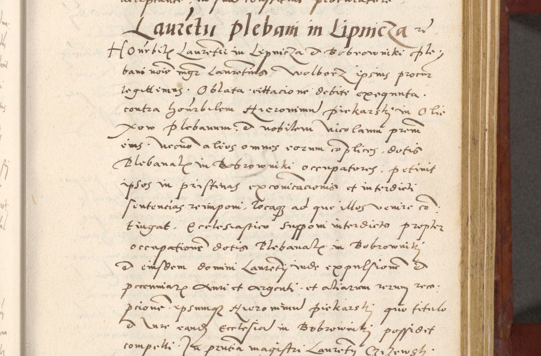 Zdjęcie nr 100 dla obiektu archiwalnego: Acta actorum coram R. D. Petro de Gamratis, archiepiscopo Gnesnensi et episcopo Cracoviensi, Legato nato et Regni Poloniar primate ad a. D. 1544 et 1545 acticatorum - praesidente tunc Suae Rev. Paternitatis curiae cancellario R. D. Bertholomaeo Gantkowski, archidiacono Cracoviensi, Gnesnensi et Posnaniensi canonico.