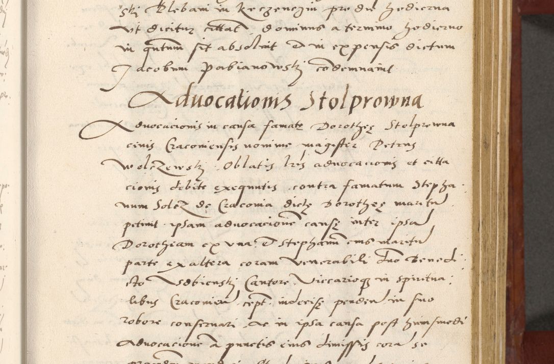 Zdjęcie nr 102 dla obiektu archiwalnego: Acta actorum coram R. D. Petro de Gamratis, archiepiscopo Gnesnensi et episcopo Cracoviensi, Legato nato et Regni Poloniar primate ad a. D. 1544 et 1545 acticatorum - praesidente tunc Suae Rev. Paternitatis curiae cancellario R. D. Bertholomaeo Gantkowski, archidiacono Cracoviensi, Gnesnensi et Posnaniensi canonico.